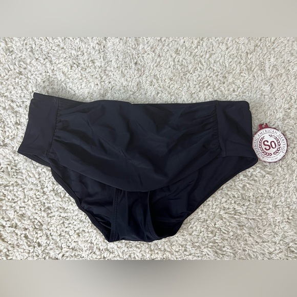 Women’s Size Medium SO Black Swim Bottoms NWT - Picture 1 of 5